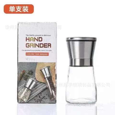 Lọ Xay Tiêu Nắp Inox Cao Cấp – Xay Gia Vị Tiện Lợi, Sang Trọng m