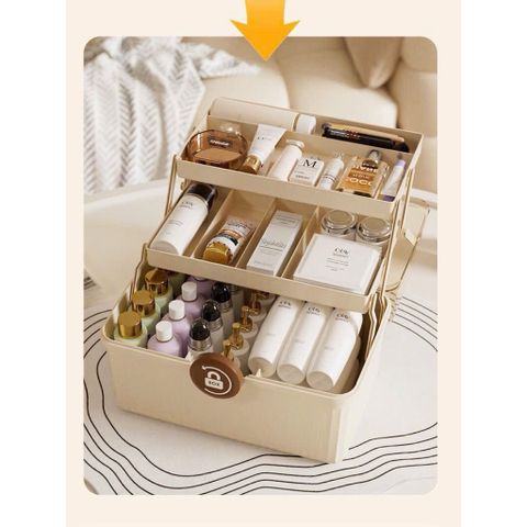 Hộp đựng thuốc 3 tầng tiện lợi – gọn gàng, an toàn cho cả gia đình