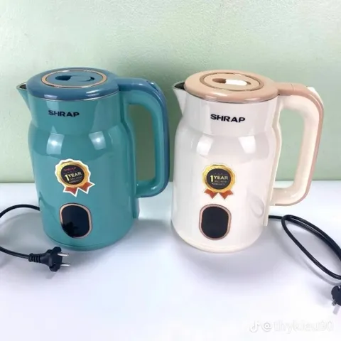[DUNG TÍCH KHỦNG 3L] Ấm Siêu Tốc SHRAP SH-38 - Đun Sôi Thần Tốc, Inox Cao Cấp