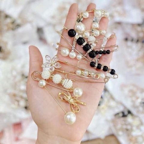 Set 13 khuy cài áo quần ngọc nhỏ xinh mà siêu tiện lợi