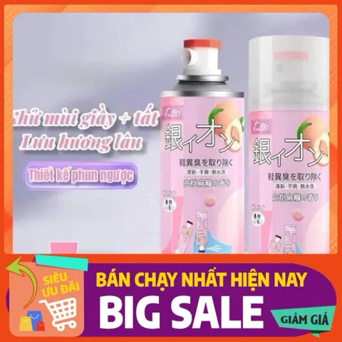 ✨ Xịt khử mùi giày – khử khuẩn, thơm mát suốt ngày ✨