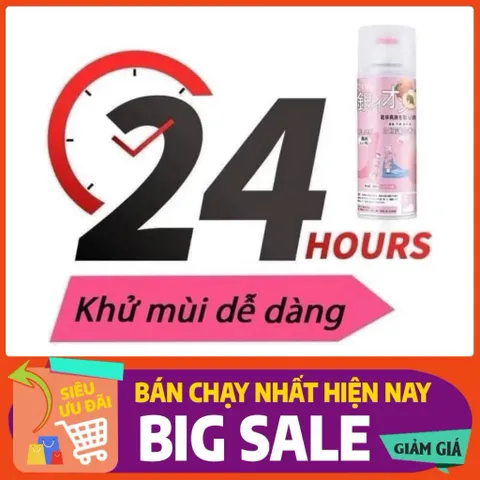✨ Xịt khử mùi giày – khử khuẩn, thơm mát suốt ngày ✨