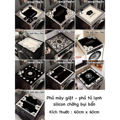 THẢM SILICON PHỦ MÁY GIẶT, TỦ LẠNH - CHỐNG BỤI, CHỐNG NƯỚC, DECOR SANG TRỌNG