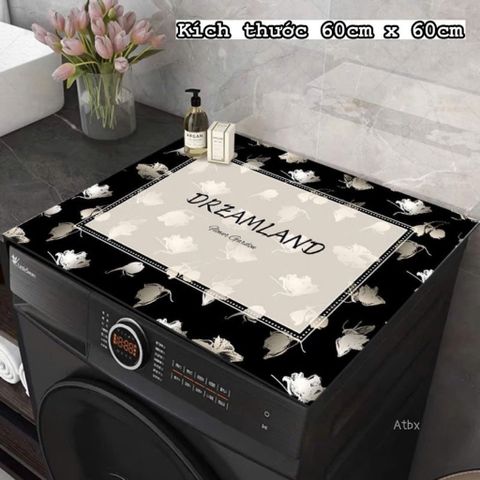 THẢM SILICON PHỦ MÁY GIẶT, TỦ LẠNH - CHỐNG BỤI, CHỐNG NƯỚC, DECOR SANG TRỌNG