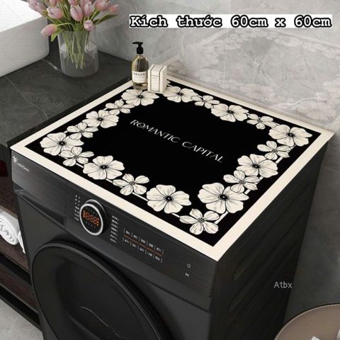 THẢM SILICON PHỦ MÁY GIẶT, TỦ LẠNH - CHỐNG BỤI, CHỐNG NƯỚC, DECOR SANG TRỌNG