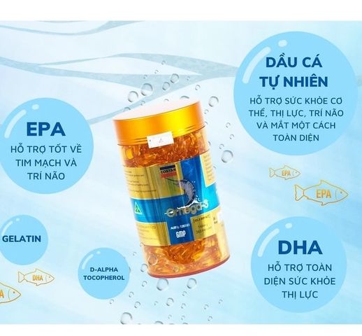 (Hàng nhập khẩu) Dầu cá Omega 3 Costar Úc 1000mg của Úc