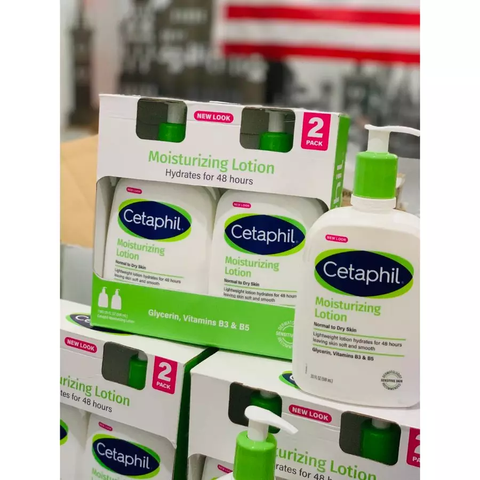 Set 2 chai sữa dưỡng thể Cetaphil Moisturizing Lotion của Mỹ