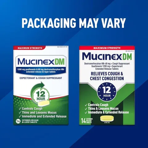 Viên Mucinex DM Maximum Strength 14 tablets
