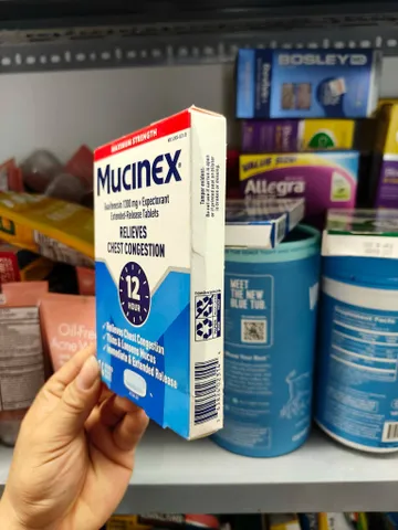 Viên uống cắt cơn ho có đàm, tức ngực Mucinex Maximum Strength Relieves Chest Congestion 14 tablets