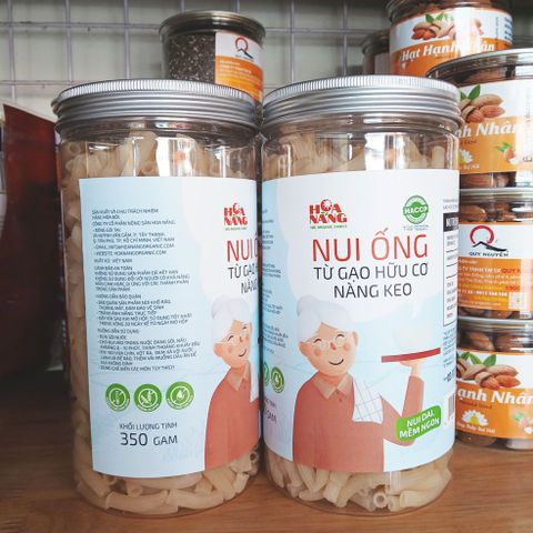 Nui ống dài hữu cơ Hoa Nắng hủ 350g