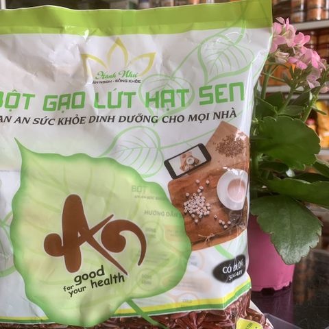 Bột Gạo Lứt Hạt Sen Hạnh Như túi 300g