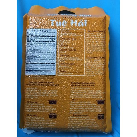 Gạo lứt trắng Nàng Hoa Quy Nguyên 5kg chùa Long Hương