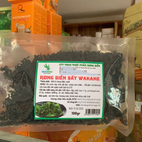 Rong biển nấu súp Nhật Bản - CUT WAKAME 100g