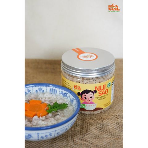 Nui sao ăn dặm hữu cơ Hoa Nắng hộp 250g