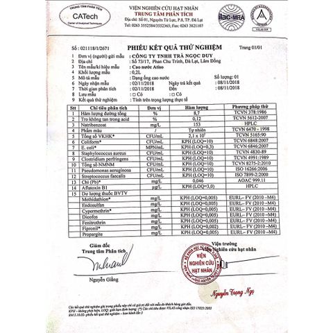 Cao Atiso mềm Cao Cấp hủ 500gr