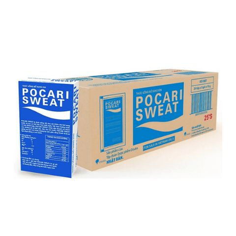[Combo 10 hộp] Pocari Sweat dạng bột 5 gói- Thức uống bổ sung ion Pocari
