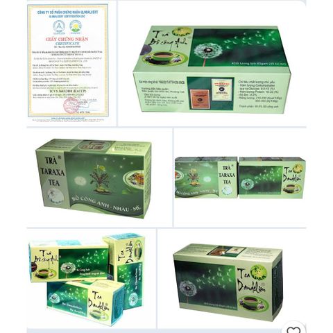 Trà Bồ Công Anh Nhàu Mè-TARAXA TEA hộp 50 túi lọc
