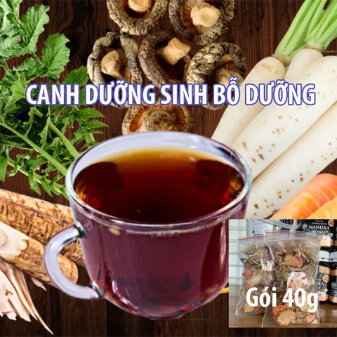 Canh dưỡng sinh sấy khô 40g Mua 10 gói tặng 1