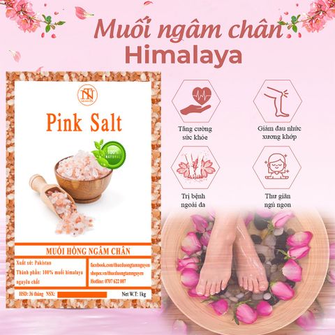 Muối ngâm chân Hymalaya gói 1kg