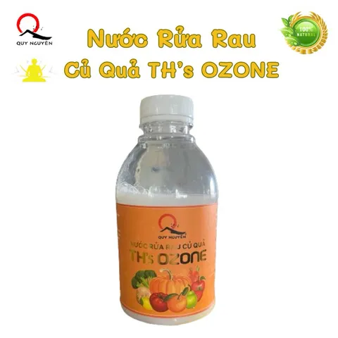 Nước Rửa Rau Củ Quả Thực Phẩm AHOZONE chai 500ml- [Quy  Nguyên phân phối độc quyền]