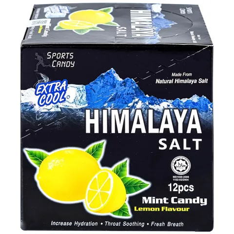 Kẹo Himalaya Bạc Hà Chanh Muối - Hộp 12 gói x 6 viên