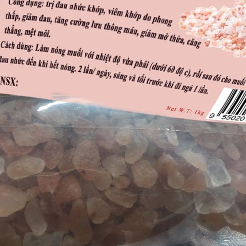 Muối Ủ Hymalaya gói 1kg- làm túi chườm