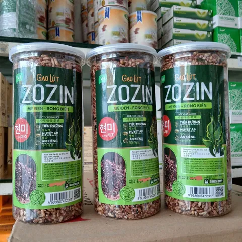 Cơm sấy gạo lứt mè đen rong biển Zozin 310g-ăn chay, ăn kiêng, giảm cân, người bị tiểu đường 777610