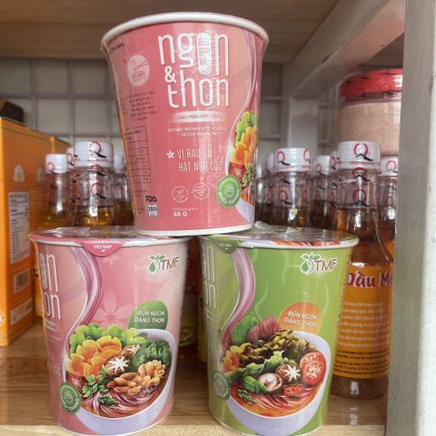 Bún gạo lứt ăn liền ly 65g Tâm Minh Food ăn chay