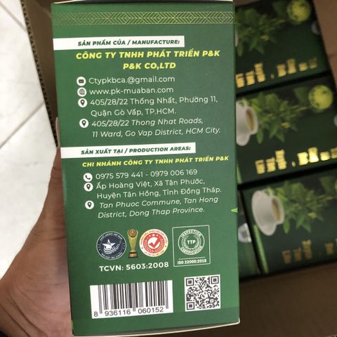 Trà Bồ Công Anh Xuyên Tâm Liên - Tăng đề kháng hộp 40 túi lọc P&K