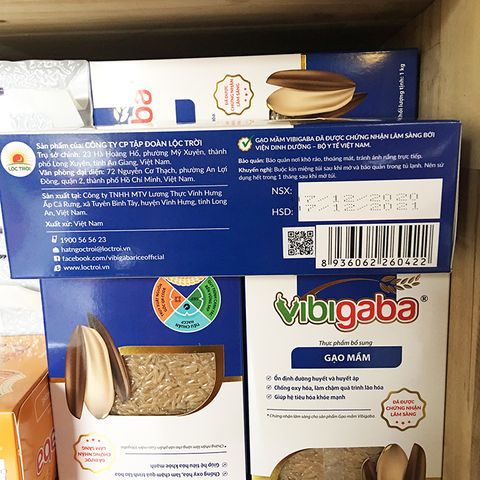 Gạo Mầm Vibigaba Hạt Ngọc Trời Gói 1Kg - Gạo cho người tiểu đường, giảm cân [CHÍNH HÃNG] 777641