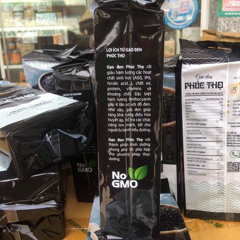 Gạo lứt đen PHÚC THỌ túi 1kg-VINASEED