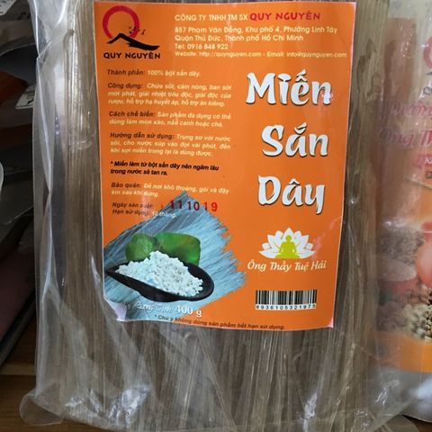 Miến Sắn Dây Quy Nguyên loại 1 [Gói 400g]