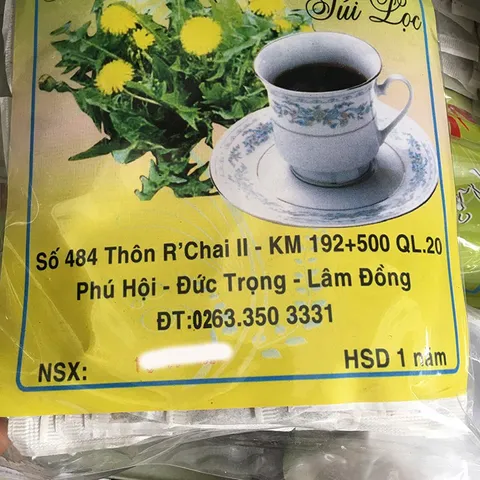 [Combo 5 gói] Trà bồ công anh túi lọc 72 túi-Đặc sản Đà Lạt