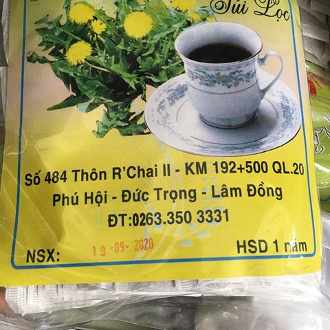 Trà bồ công anh túi lọc 72 túi lọcĐặc sản Đà Lạt