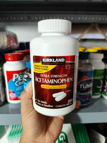 Viên uống Kirkland Signature Acetaminophen 500mg 500 Caplets 777727