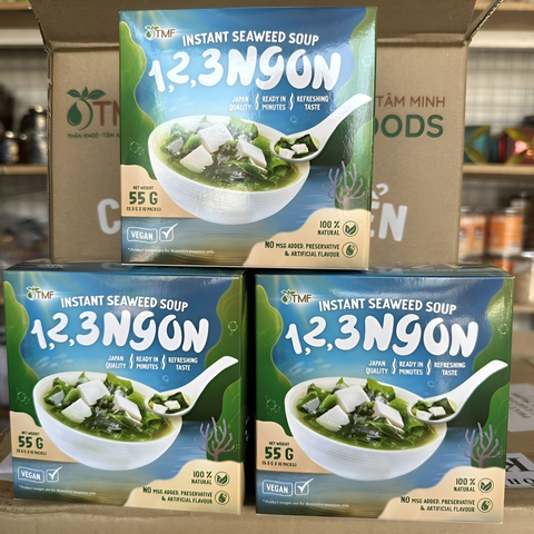 Canh Dưỡng Sinh Rong Biển TÂM MINH FOODS hộp 10 gói