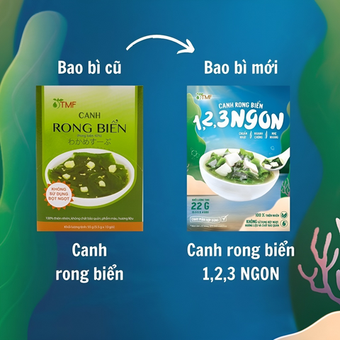 Canh Dưỡng Sinh Rong Biển TÂM MINH FOODS hộp 10 gói