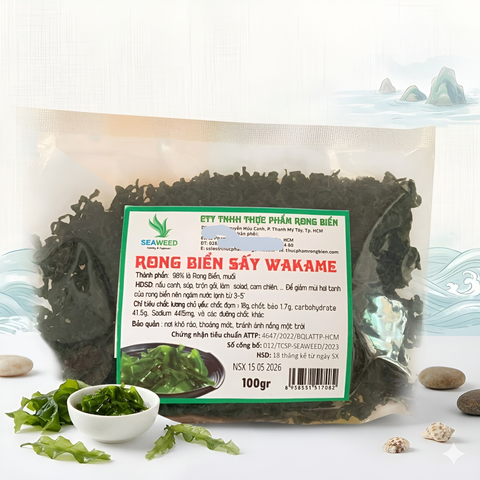Rong biển nấu súp Nhật Bản - CUT WAKAME 100g
