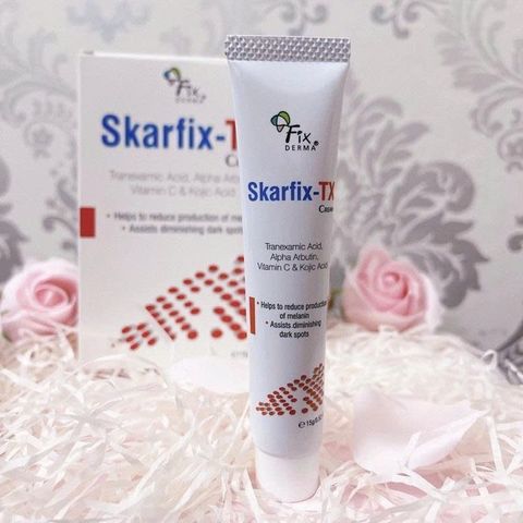Kem Dưỡng Sáng Da Mờ Thâm Mụn Nám Fixderma Skarfix-TX Cream 15g [hàng nhập khẩu]