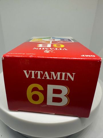 Viên uống Vitamin 6B giúp bổ sung vitamin nhóm B giúp tăng sức khỏe, giảm đau dây thần kinh, suy nhược thần kinh 