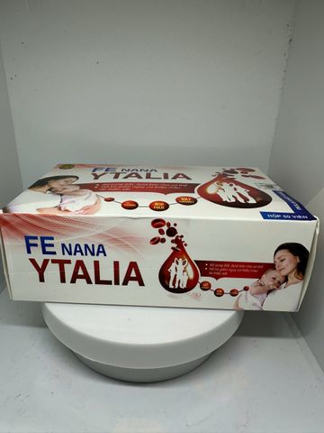Viên uống FE NANA YTALIA Giúp bổ sung sắt, acid folic cho cơ thể - Hộp 60 viên