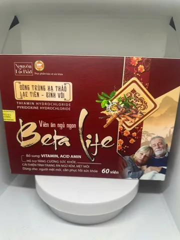 Viên Ăn Ngủ Ngon Beta Life - Hỗ Trợ Cải Thiện Chán Ăn, Ngủ Kém, Mệt Mỏi (Hộp 60 Viên)