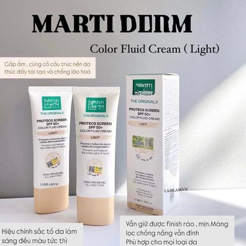 Kem Chống Nắng Marti D Light hàng công ti đủ tem date xa