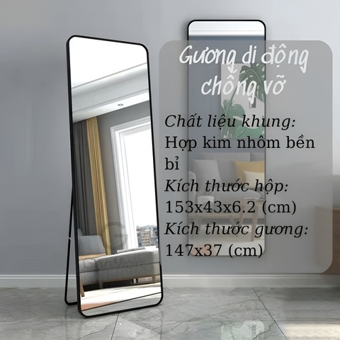 Gương Soi Di Động Toàn Thân Chống Vỡ 