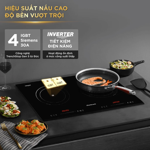 Bếp từ đôi BlueStone ICB-6825