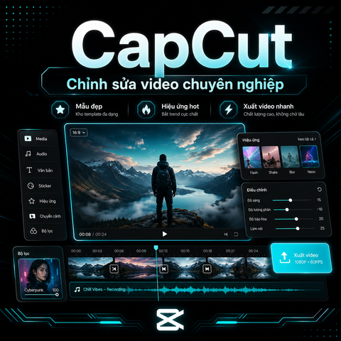 Tài khoản CAPCUT PRO Dùng Riêng 7 Ngày