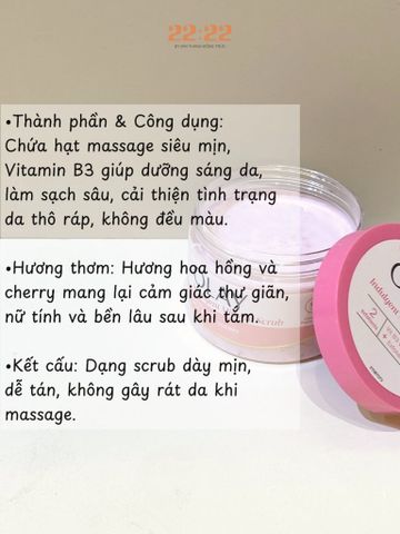 🌸 Tẩy tế bào chết OLAY MINERAL SCRUB Exfoliating Wild Rose & Cherry Creme-(Hồng)