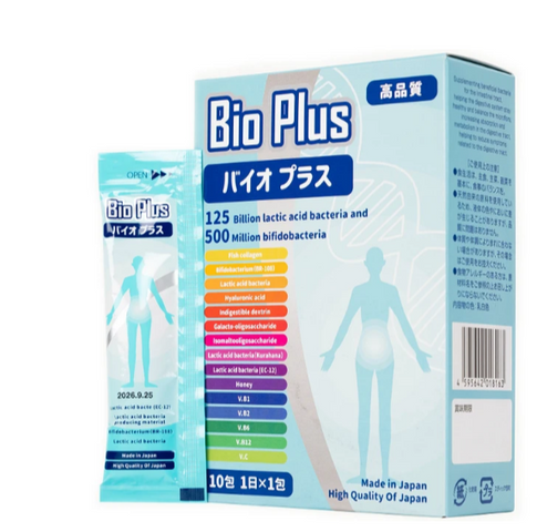 Siro bổ sung lợi khuẩn cho hệ tiêu hóa, giảm rối loạn tiêu hóa, cân bằng đường ruột Bio Plus Kenko (10 gói x 15g)