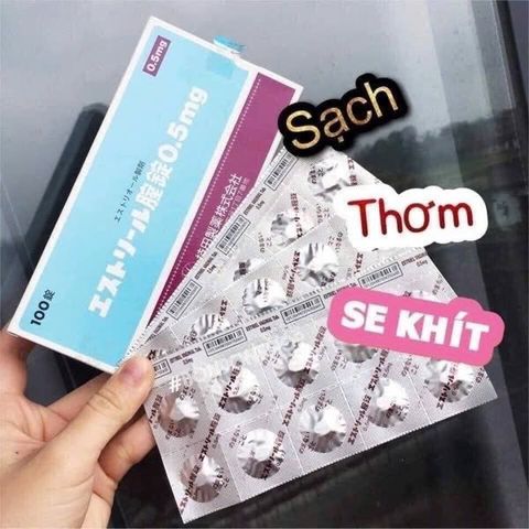 Viên Đặt Phụ Khoa Estoril Nhật Bản 0.5mg 100 Viên - Hỗ Trợ Chăm Sóc Sức Khỏe Phụ Nữ Nội Địa Nhật