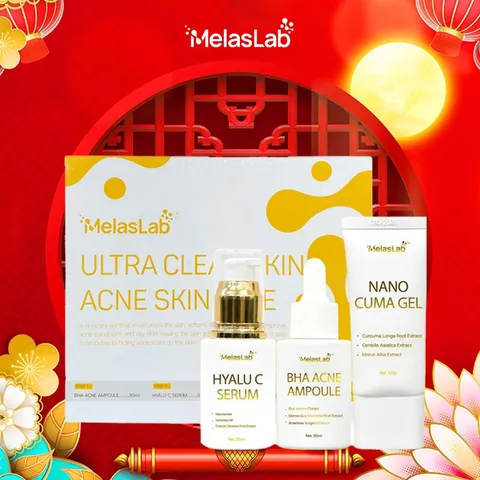 Bộ Chăm Sóc Da Mụn Ultra Clear Skin Acne SkinCare Melaslab